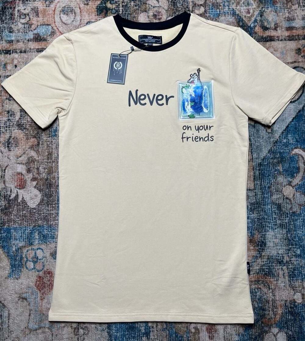 The Hideout Clothing Never Rat On Your Friends Graphic Ringer T-Shirt